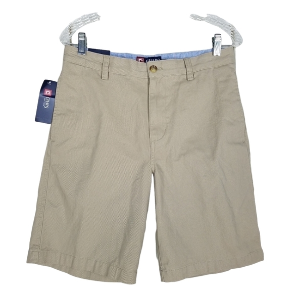 Ralph Lauren Chaps Flat Front Shorts Tan Khaki Size 30 - Picture 1 of 11